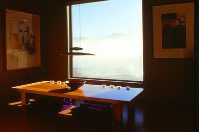 Inspiration for an eclectic dining room remodel in Seattle