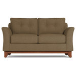 Apt2B - Apt2B Marco Apartment Size Sofa, Mocha, 74"x37"x32" - Make yourself comfortable on the Marco Apartment Size Sofa. Button-tufted back cushions and a solid wood base give it a sleek, sophisticated, and modern look!