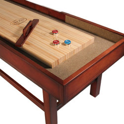 Harvard Shuffleboard with Traditional Mahogany Finish - Game Tables