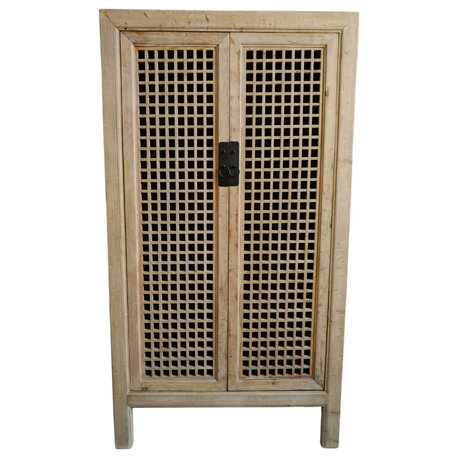 Raw Lattice Storage Cabinet