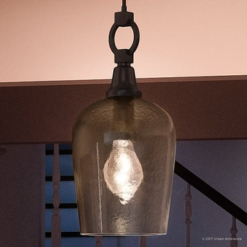Luxury Old World Bronze Hanging Pendant Light, UQL2390, Santiago Collection