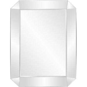 Sybil Octagonal Mirror - Mirrored Overall Frame