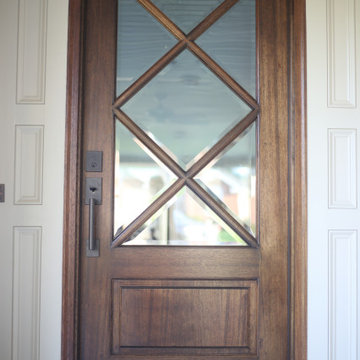 Traditional Southern Home Entry Door Details