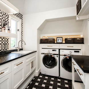75 Beautiful Laundry Room With A Drop In Sink And Soapstone