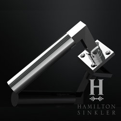 DOOR LEVER WITH ROSETTE - Door Hardware