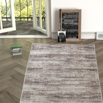 Chiara Rose Rubber Back Non-Skid/Slip Area Rug 2'7"X5'; 2'7"X6'6"; 5'3"x7'6".