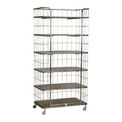 Industrial Caged Bookcase - Bookcases