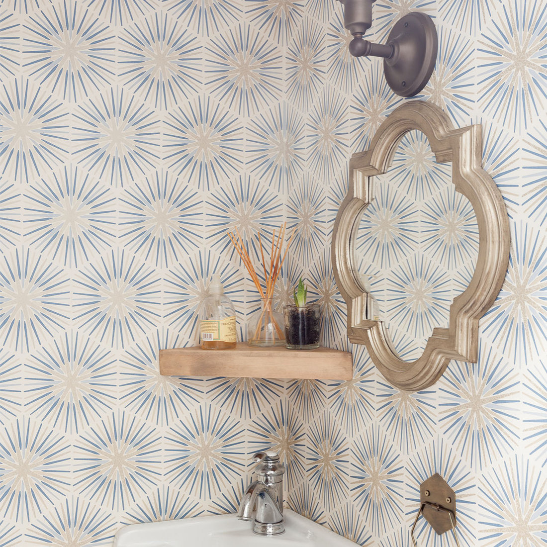 Mid Century Powder room