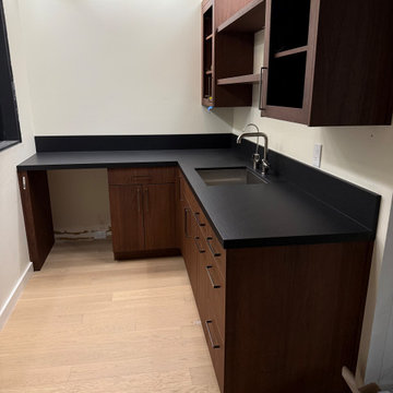 Dekton Sirius Kitchen Countertops & Mitered Island | Kirkland, WA
