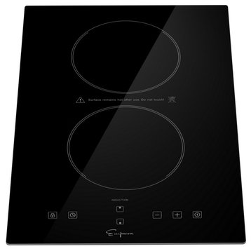 Empava Electric Stove Induction Cooktop Vertical with 2 Burners Vitro Ceramic