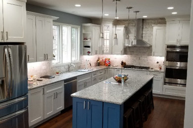Transitional kitchen photo in Chicago