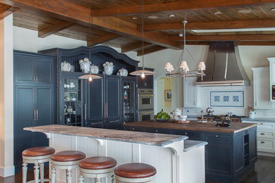 Beach style kitchen photo in Orange County