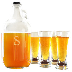 Contemporary Beer Glasses by Cathy's Concepts