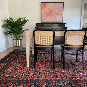 Styled Photos of Antique Rugs in Client Homes