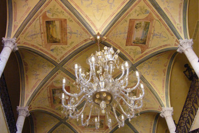Staircase - mediterranean staircase idea in Las Vegas