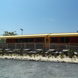 Commercial Motorized Retractable Awning- Mickey's Crabhouse - Products