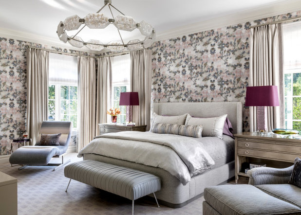 Transitional Bedroom by Nicole Forina Home