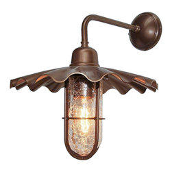 ARDLE A WELL GLASS WALL LIGHT IP65 - Bathroom Wall Lights