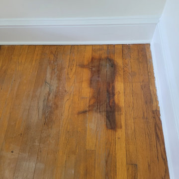floor and stairway rehab in historical home
