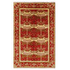 5'x8' William Morris Oriental Wool Area Rug, Q1720