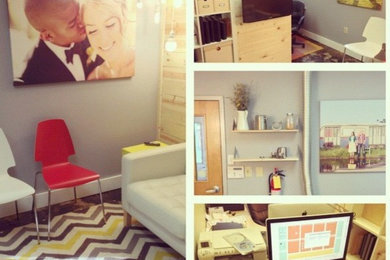 Trendy home office photo in Atlanta