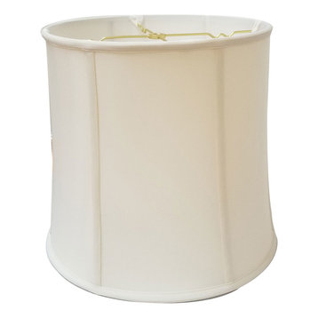 American Pride Lampshade Co Shantung White 01-78094020 Square Soft Tailored Lampshade 