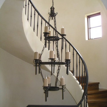 Custom 3 Tier Wrought Iron Chandelier
