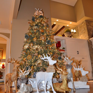 MY 2014 CHRISTMAS TREE, REINDEER & TABLE SETTINGS