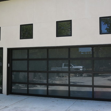 Full-view overhead garage doors