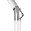 11' Aluminum Umbrella Collar Tilt Matted White, Seville Seaside