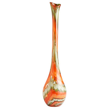 Atu Vase, Orange Large