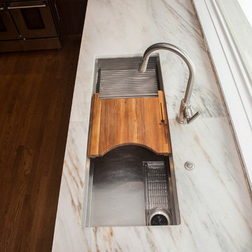 Mt. Prospect Kitchen Addition with Walnut Cabinets