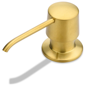 Kitchen Soap/Lotion Pump Dispenser, Brushed Gold
