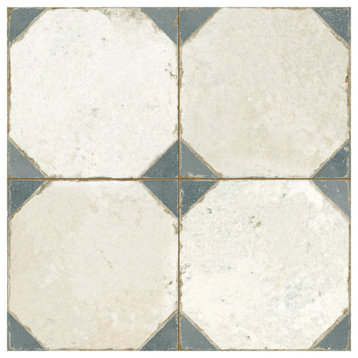 Kings Yard Blue Ceramic Floor and Wall Tile