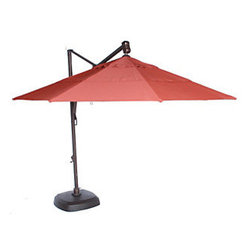 Treasure Garden AKZ 11' Octagon Cantilever Henna - Outdoor Umbrellas