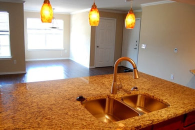 Elegant kitchen photo in Dallas