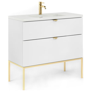 Eviva Sydney Bathroom Vanity Contemporary Bathroom Vanities And Sink Consoles By Eviva Llc