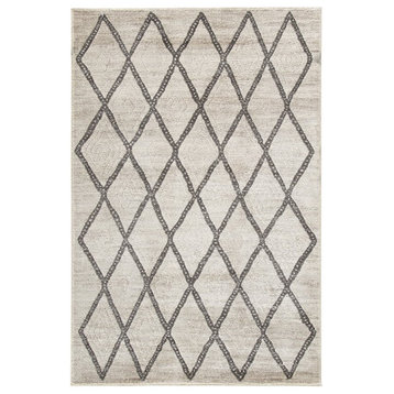 Ashley Furniture Jarmo 5' x 7' Area Rug in Gray and Taupe