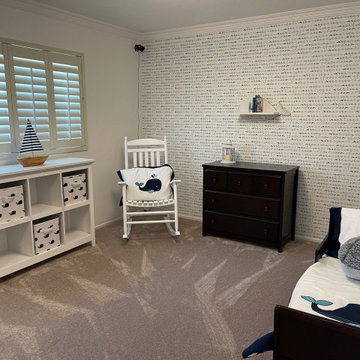 Whale-Inspired Nautical Toddler Room - AFTER