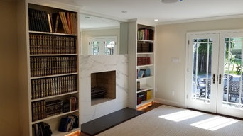 Built In Bookcases @ Living Room
