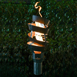Spell Binding Stainless Steel Tiki Torch Kit - Outdoor Torches