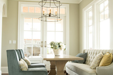 Example of a transitional kitchen design in Other