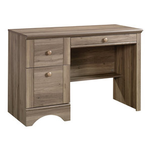 Sauder Graham Hill Writing Desk In Salt Oak Transitional Desks