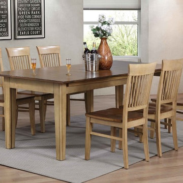 Sunset Trading 7 Piece Brook Rectangular Extension Dining Table