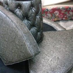 Circle Leather Banquette Sofa - Products