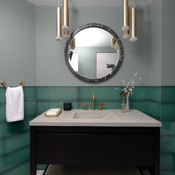 Glam + Fun Family Living Home Makeover in Urbana, MD