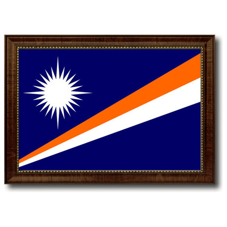 Marshall Islands Country Flag Canvas Print, 15"x21"