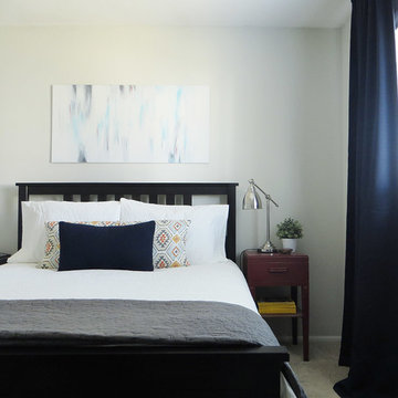 Modern Bohemian Master Bedroom - Naperville, IL