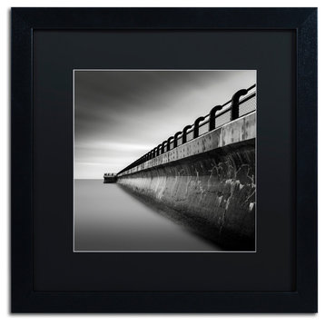 'Water Works 2' Matted Framed Canvas Art by Dave MacVicar