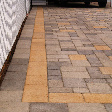 Pavers Driveway with Dual Border, Nipomo CA